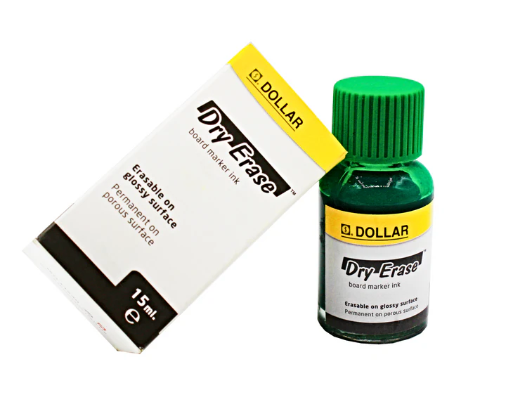   Dollar Green Dry Eraser Ink 15ml [PD]