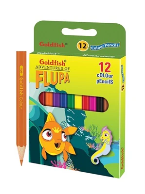 Goldfish Colored Pencil 12-HALF [MS][Pack]