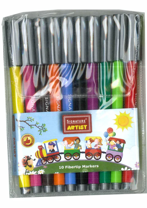 Signature Artist Marker Mix Color 10 Pcs Pack [MS][1Box] [U17-03-26-04-25]
