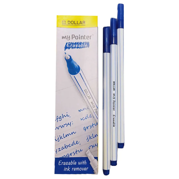 Dollar New My Pointer Erasable Blue [MS][1Box]