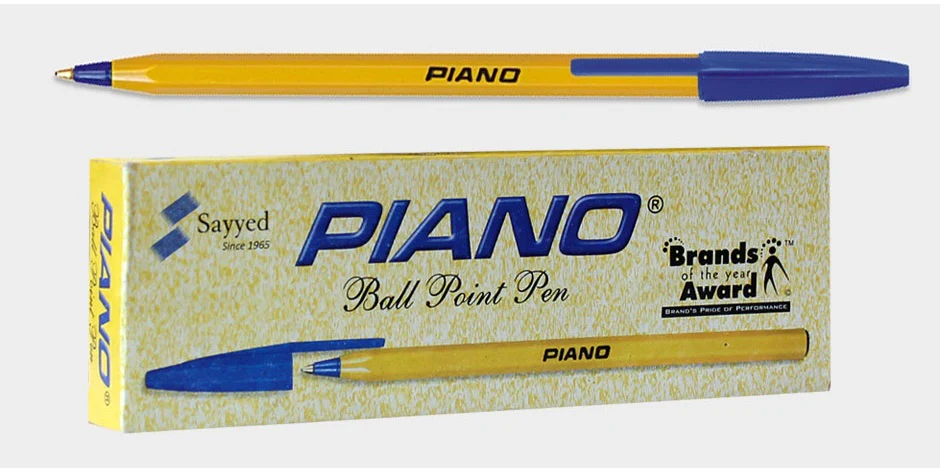 Piano Yellow Best Ball Pen BLUE [MS][1Pack]