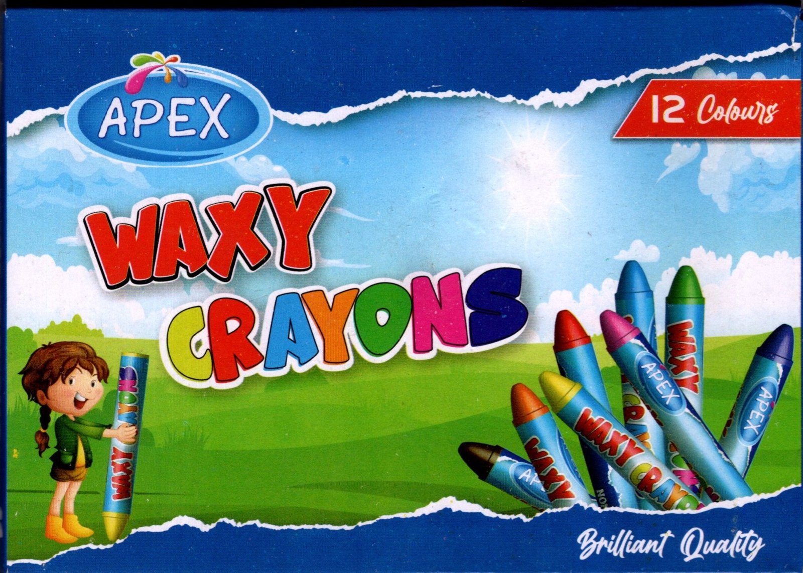 Apex Premium Jumbo Wax Crayons