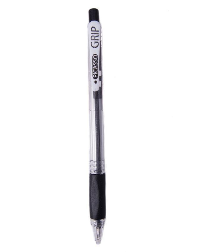 Grip Picasso Smooth Writing Ballpoint Pen - Black