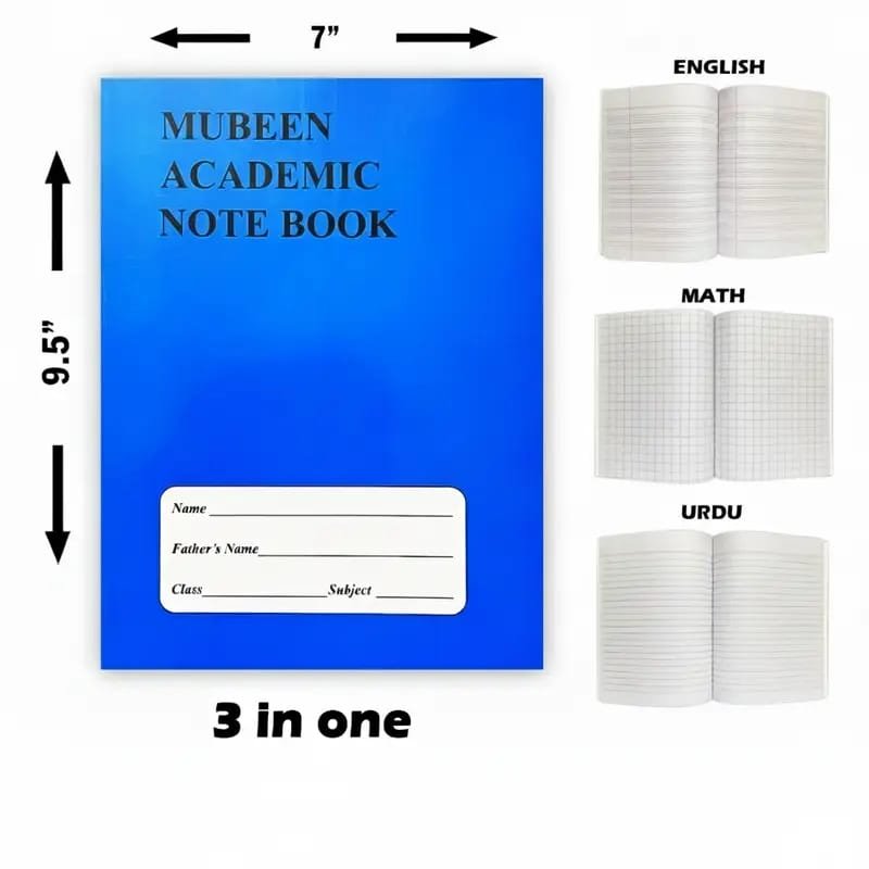 200 Pages 3-in-1 Copy | 63gsm Offset Paper (9.5″ x 7″)