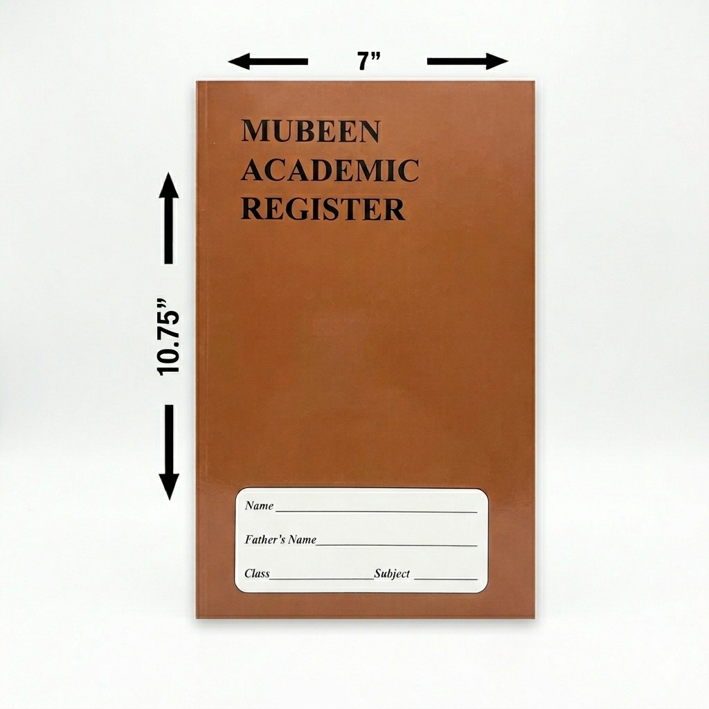 Mubeen Academic Register – 140 Pages