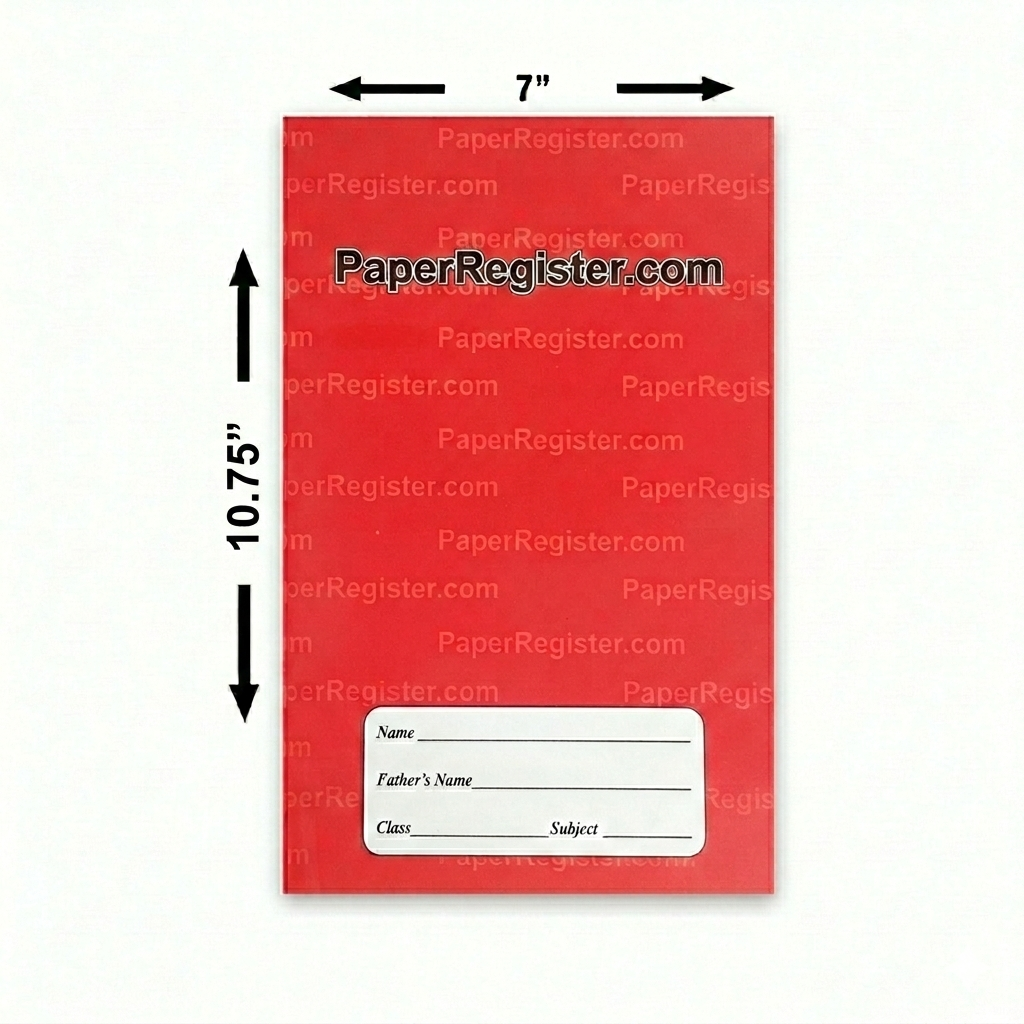 PaperRegister Premium Student Notebook – 7 × 10.75 Inches