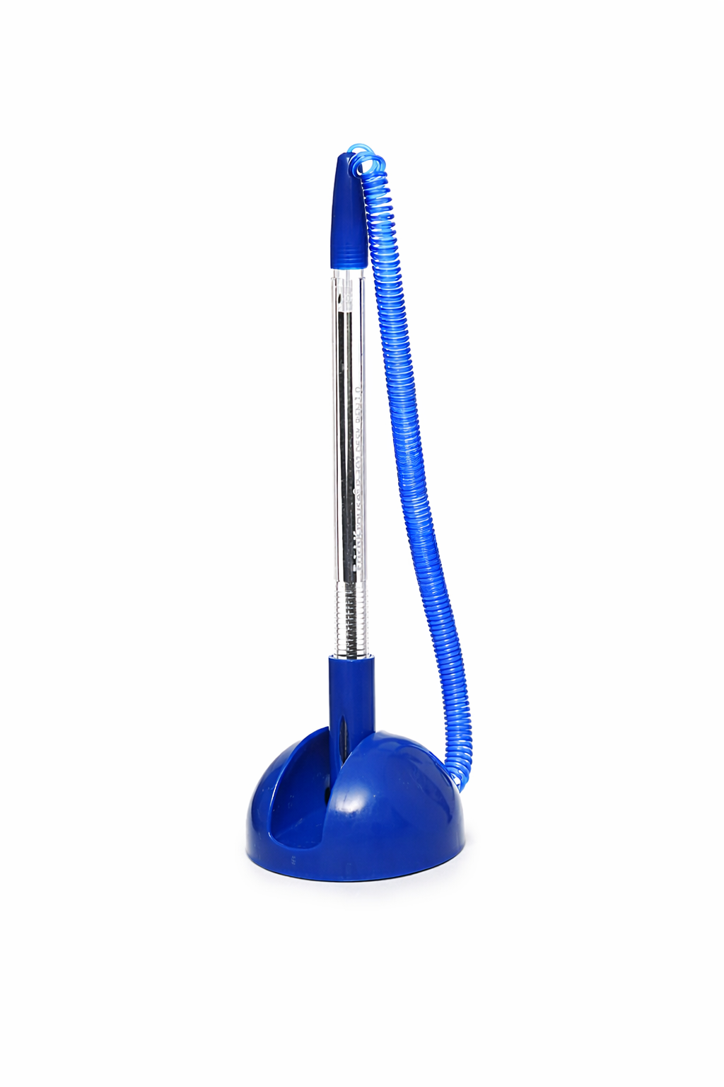 Desk Counter Ball Pen with Stand (Blue)