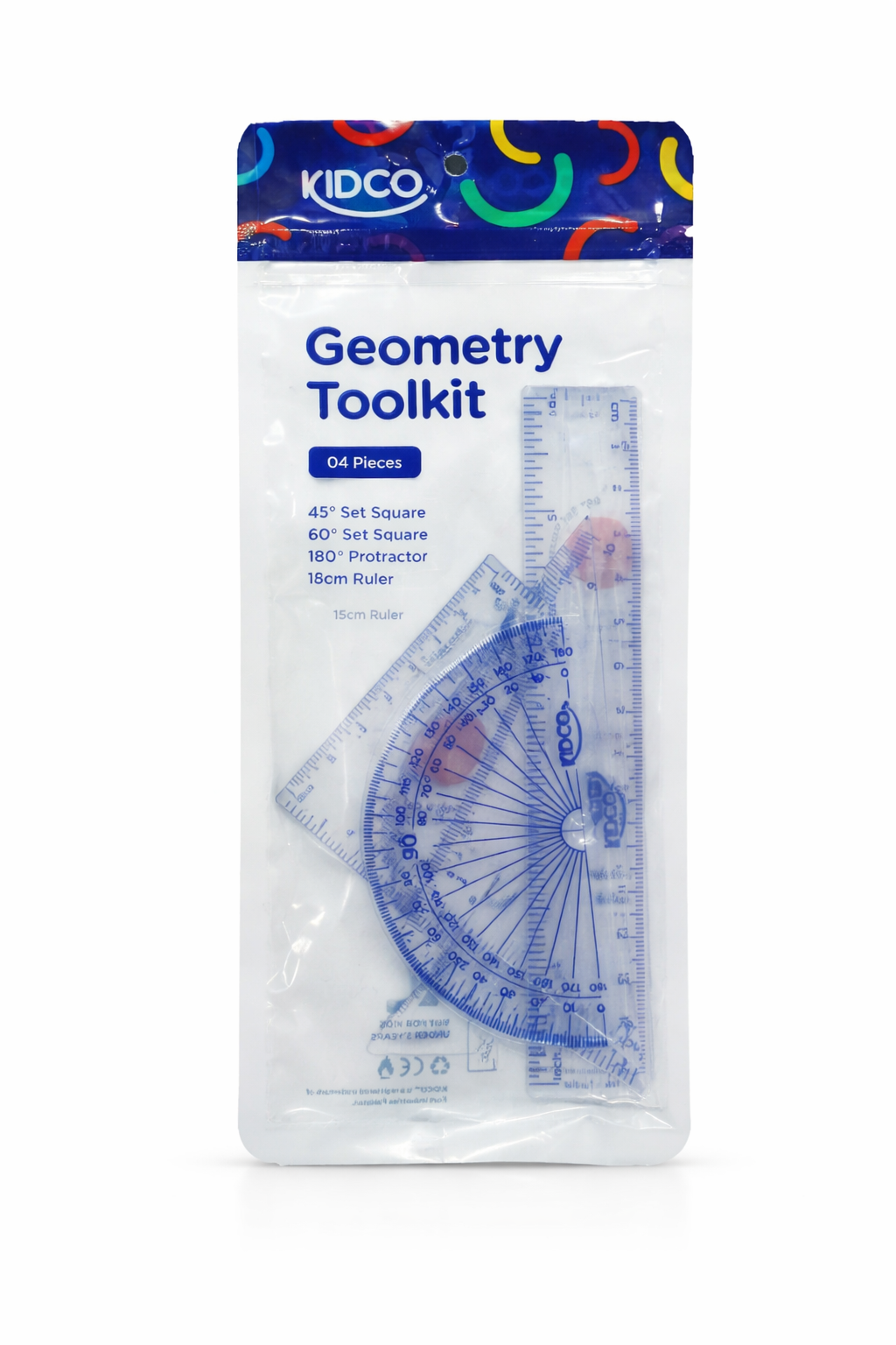KIDCO Geometry Toolkit Set (4 Pieces)