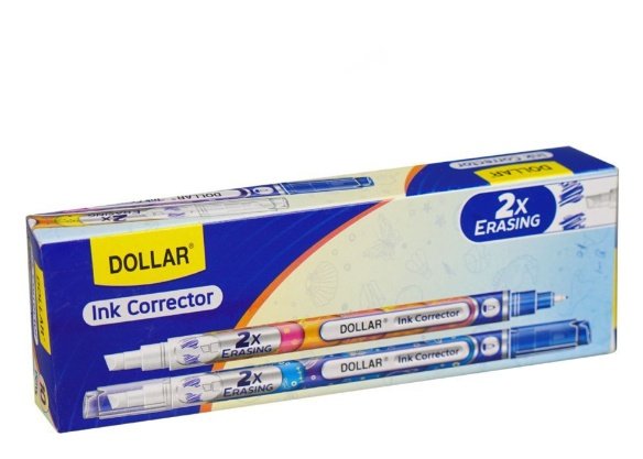 Dollar Ink Remover Pen (2X Erasing) – (1 Piece Correction Pen)