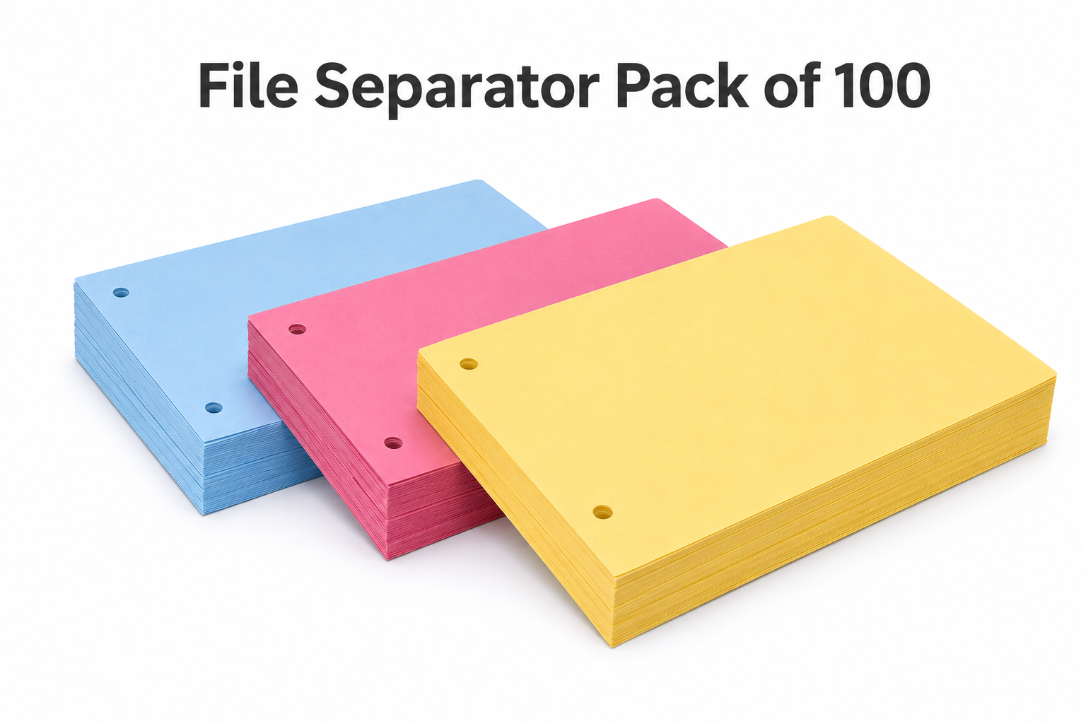 File Separator Pack of 100 (Fine Card)